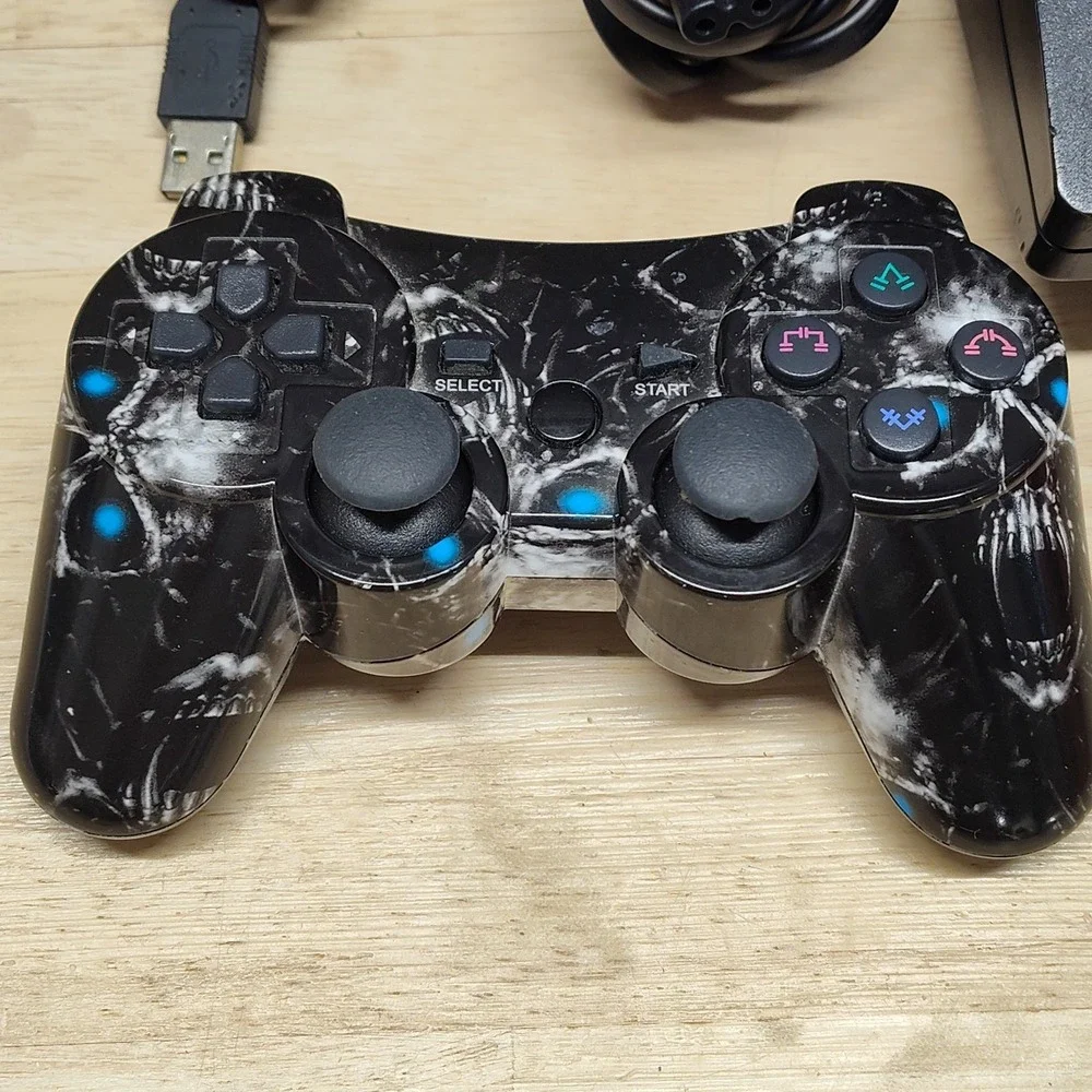 PlayStation PS3 CECH-3001A System With Controller, Cables and one game Tested